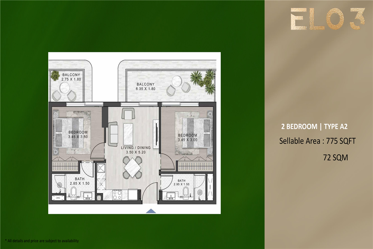 2 Bed Type A2